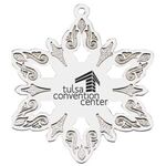 Buy Custom Printed Silver Snowflake Ornament