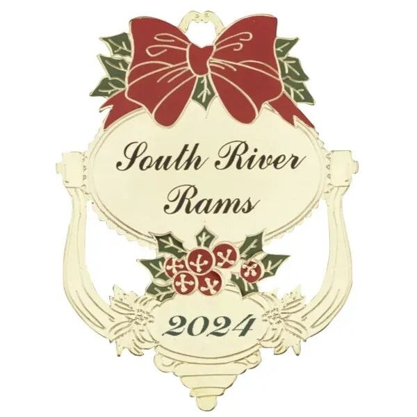 Main Product Image for Custom Printed Gold Door Knocker Ornament