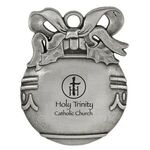 Buy Custom Printed Pewter Finish Cast Ball Shaped Ornament