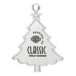 Buy Custom Printed Silver Tree Shaped Ornament