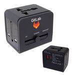 Buy Custom Printed 20W Universal Travel Adapter With Type-C