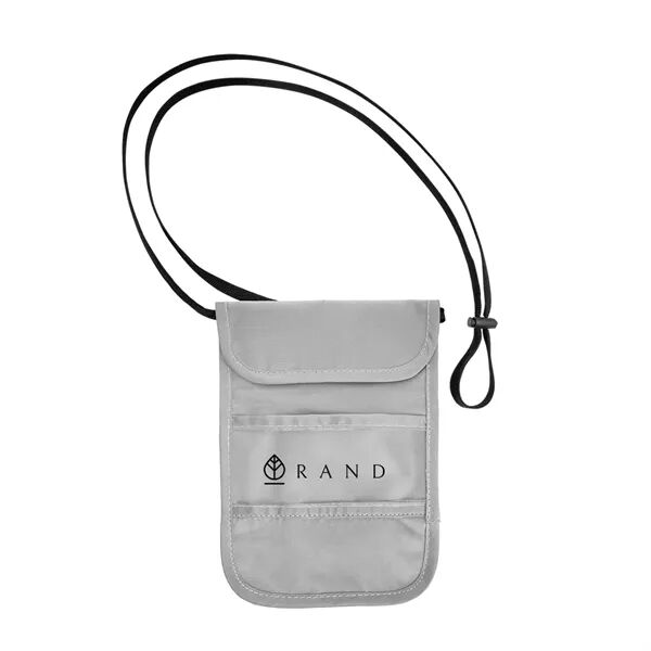 Main Product Image for Custom Printed RFID Data Blocking Neck Wallet