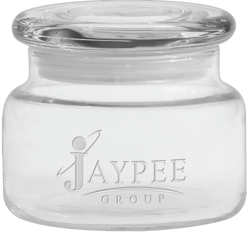 Main Product Image for  Deep Etched  Apothecary Jar w/ Flat Lid 8 oz.