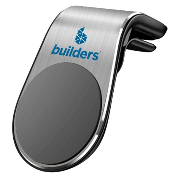 Main Product Image for Custom Printed Magnetic L Shaped Air Vent Cell Phone Holder