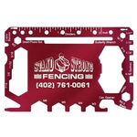 Buy Custom Printed Stainless Steel Survival Tool w/ Leatherette Case