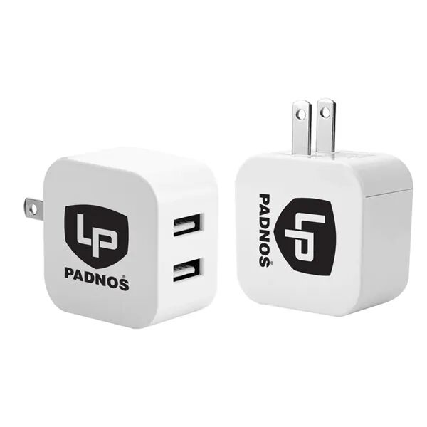 Main Product Image for Custom Printed 2 Port USB Fast Charging Wall Charger