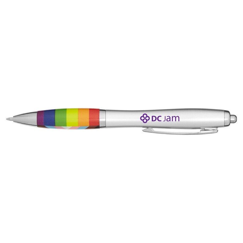 Main Product Image for Custom Printed LGBTQ+ Rainbow Pride Flag Ballpoint Pen