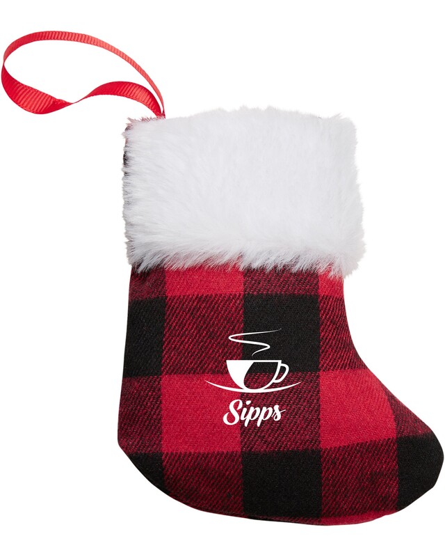 Main Product Image for Custom Printed Stocking Holiday Christmas Ornament