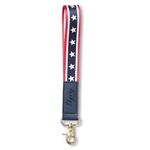 Buy Debossed USA Patriotic Wrist Strap Keychain