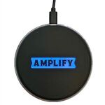 Buy Laser Engraved 15W Light Up Fast Charge Wireless Charging Pad