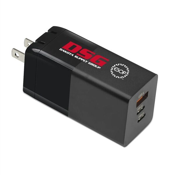 Main Product Image for Custom Printed 65W Fast Charge Laptop Wall Charger