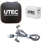 Buy Custom Printed 20W Fast Charging & Data Sharing Travel Kit