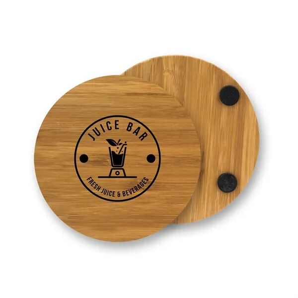 Main Product Image for Custom Printed Bamboo Coasters