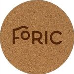 Buy Laser Engraved Round Cork Coaster