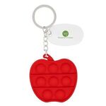 Buy Branded Push Pop Bubble Apple Fidget Sensory Keychain