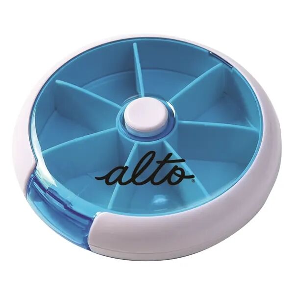 Main Product Image for Branded Round Push Button Pill Box