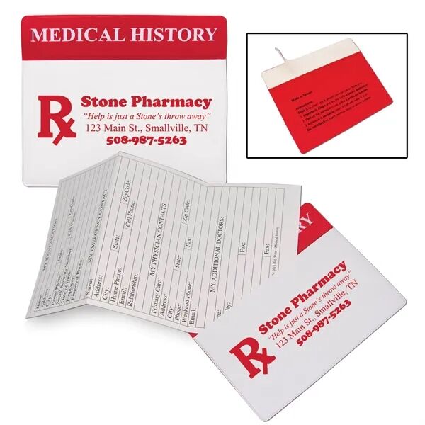 Main Product Image for Custom Logo My Medical History Organizer