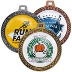 Buy Full Color Speed Medal 3D Wreath & Star Border 3"