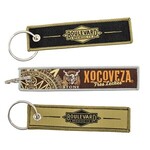 Buy Custom Woven Flight Keytag 5"