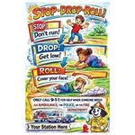 Buy Custom Printed Fire Safety Poster "Stop-Drop-Roll!"