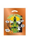 Buy Imprinted Halloween Die Cut/Orange - Haunted House - Flexo Ink