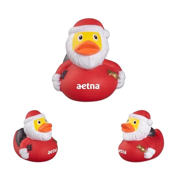 Main Product Image for Branded Christmas Santa Duck 3 1/2"