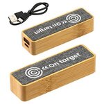 Buy Custom Printed Bamboo/RPET 2000mAh Mini Power Bank