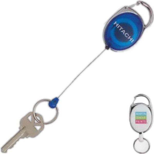 Main Product Image for Custom Printed Retractable Key Ring
