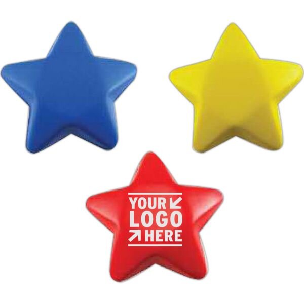Main Product Image for Custom Printed Star Stress Reliever