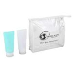 Buy Custom Printed Silicone Bottles Travel Set with Clear Case  3 oz