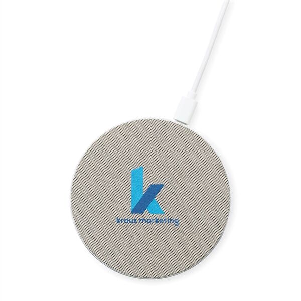 Main Product Image for Custom Printed Auden Aluminum Wireless Charging Pad