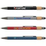 Buy Laser Engraved Reborn Spinner Recycled Aluminum Pen with Stylus