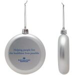 Buy Custom Printed Silver Shatterproof Ornament