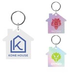 Buy Custom Printed Acrylic Key Tag - House