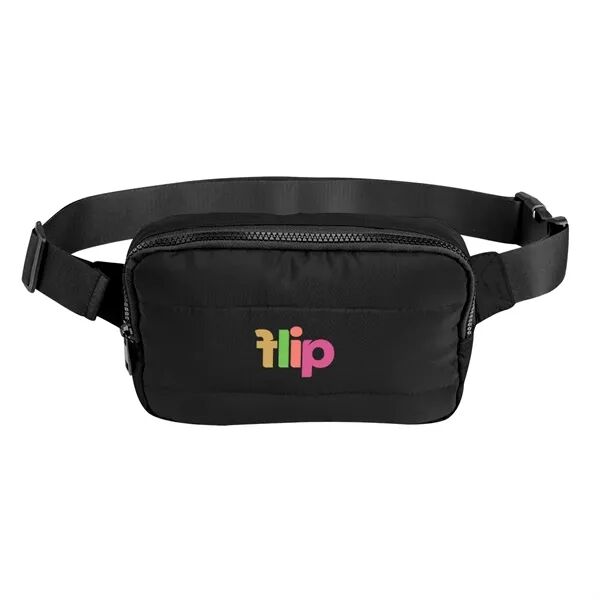 Main Product Image for Custom Printed Puffer Belt Bag