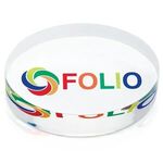 Buy Custom Printed JAFFA(R) Oval Acrylic Paperweight