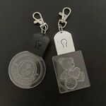 Buy Laser Engraved LED Light Up Keychain