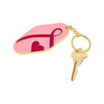 Buy Laser Engraved Breast Cancer Awareness Pink Ribbon Keychain