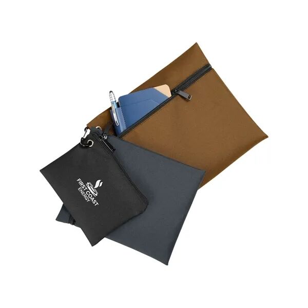 Main Product Image for Custom Printed Harriton Eco Friendly Three Pouch Set.