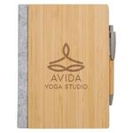Buy Laser Engraved econscious Grove Refillable Bamboo Notebook & Pen
