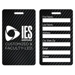 Buy Custom Printed Carbon Fiber Luggage Tags