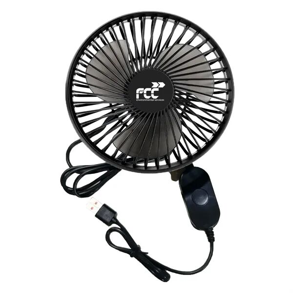 Main Product Image for Custom Printed Golf Cart Fan with USB Cable
