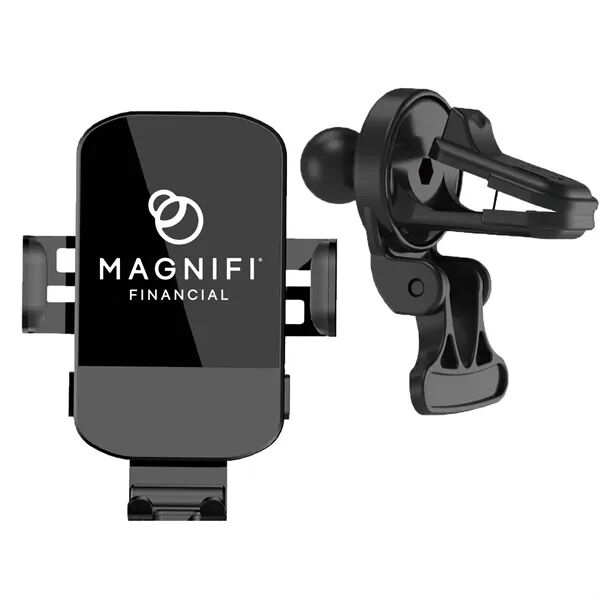 Main Product Image for Custom Printed 15W Automatic Lock Fast Charge Cell Phone Holder