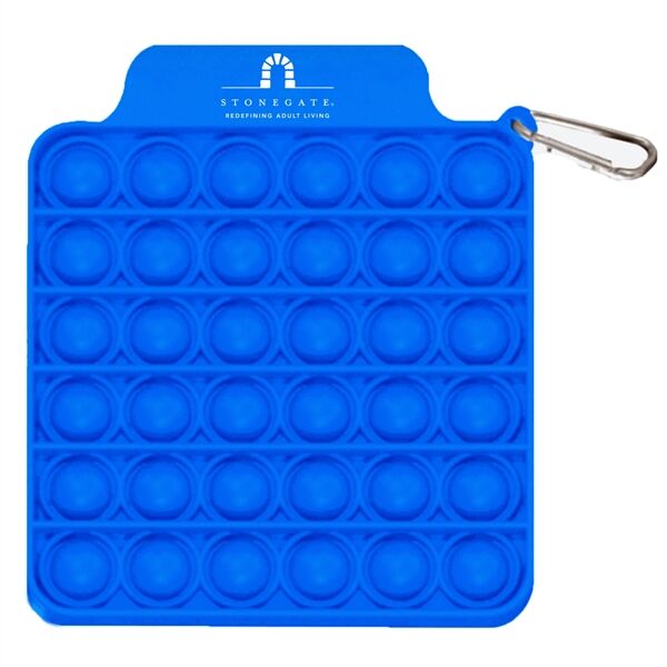 Main Product Image for Custom Printed Square Fidget Popper Board with Tab