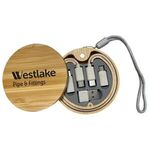 Buy Custom Printed Eco-Friendly 60W Bamboo Cable Storage Box