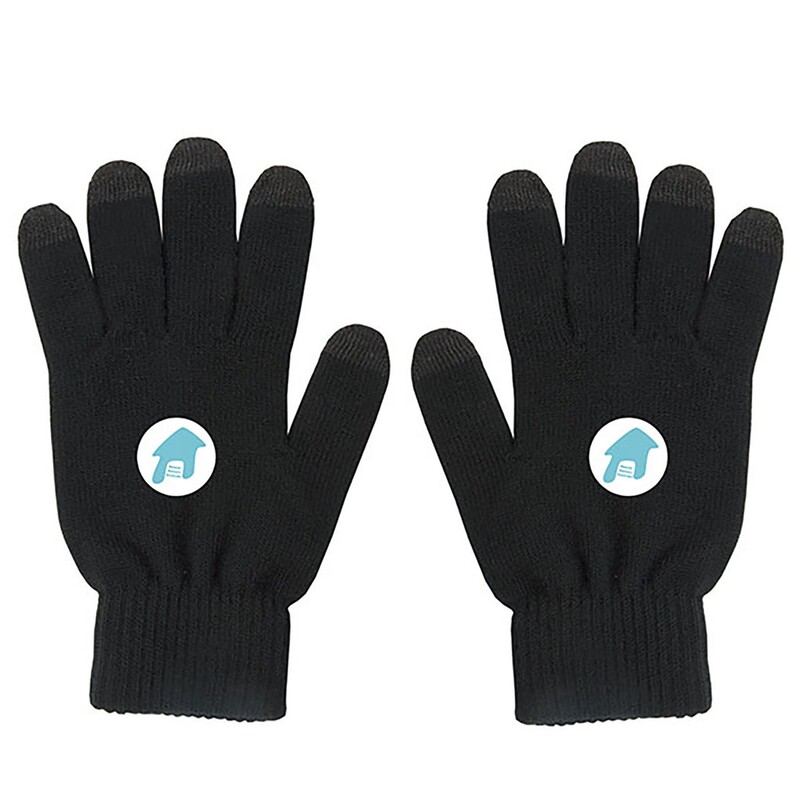 Main Product Image for Custom Printed Knit Touch Screen Gloves