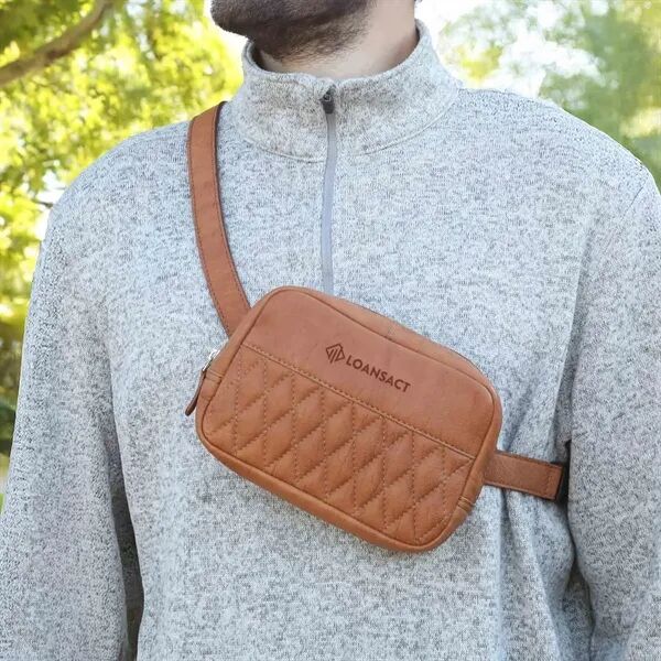 Main Product Image for Debossed Brea Canyon Leather Cross Body Bag