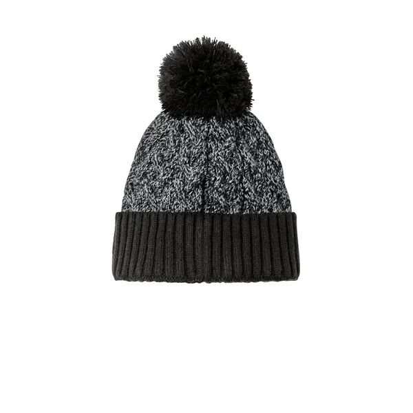 Main Product Image for Custom Printed New Era Marled Knit Pom Beanie