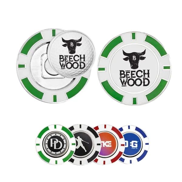 Main Product Image for Golf Poker Chip Coin w/ Ball Marker