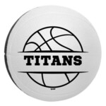 Buy Custom Printed Mini Basketball - Outlet Color - Black-White Only